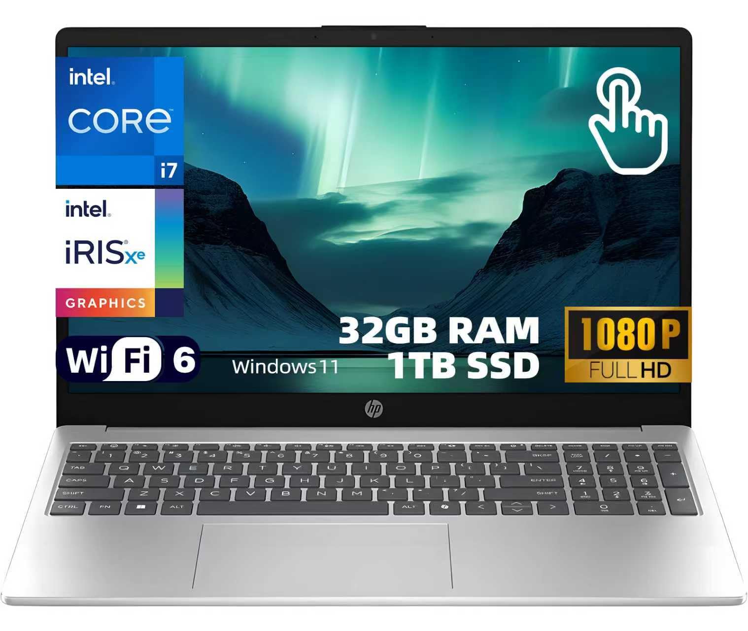 HP Touchscreen Business Laptop, 15.6